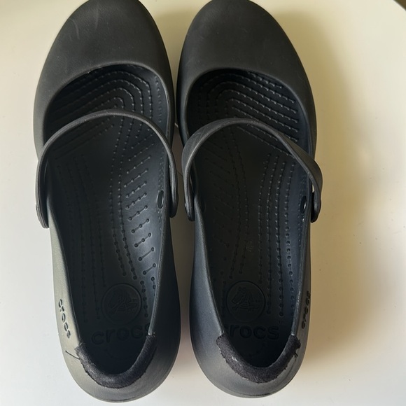 CROCS Alice Work Mary Jane Flats slip-on comfort work casual wear travel Beach 9 - Picture 4 of 14